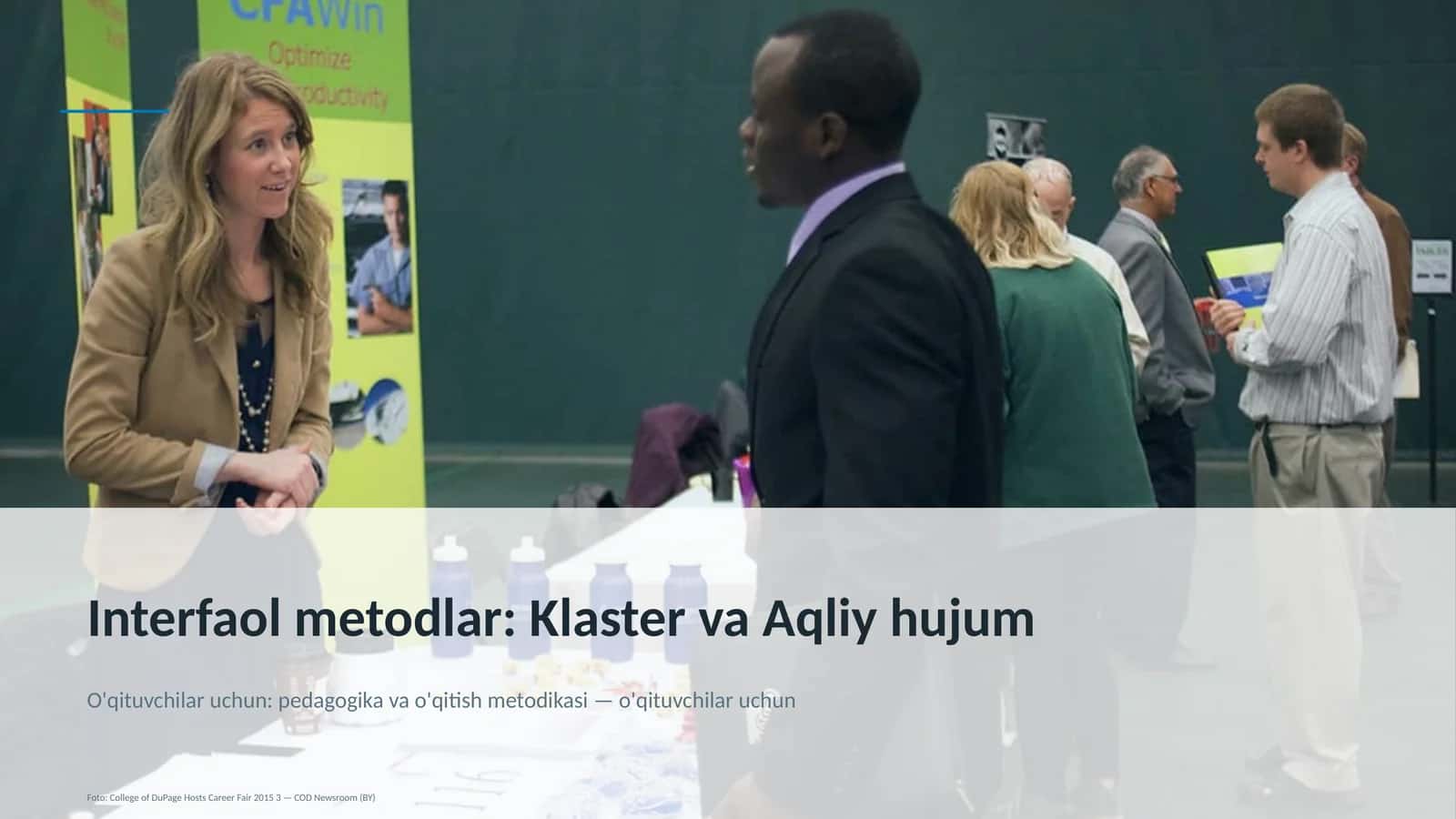 Interfaol metodlar: Klaster va Aqliy hujum 1