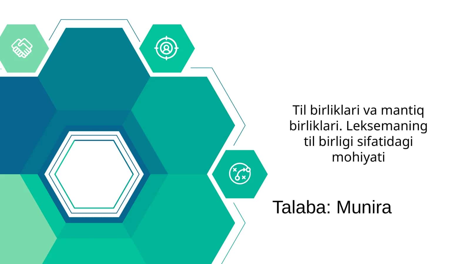 Til birliklari va mantiq birliklari. Leksemaning til birligi sifatidagi mohiyati 1