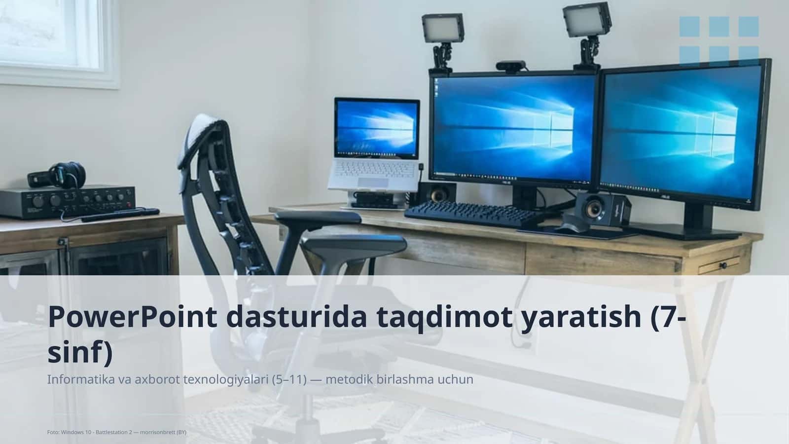 PowerPoint dasturida taqdimot yaratish (7-sinf) 1