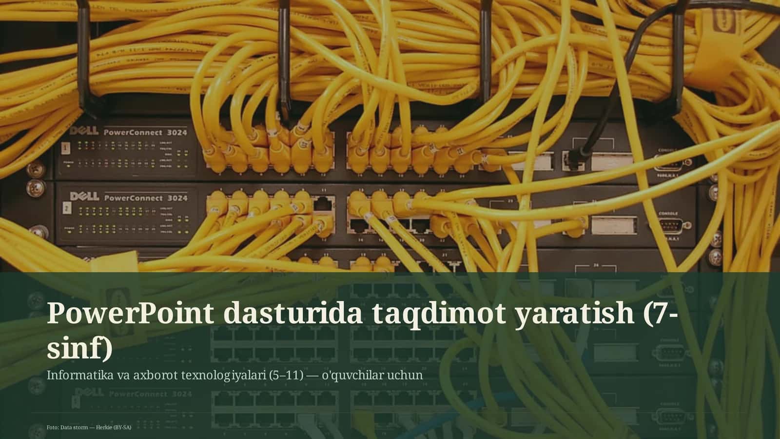 PowerPoint dasturida taqdimot yaratish (7-sinf) 1