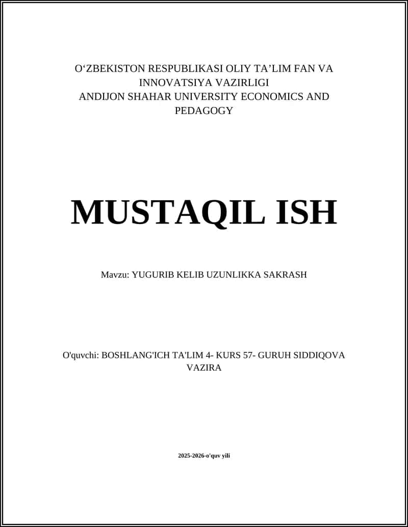 Yugurib kelib uzunlikka sakrash 1