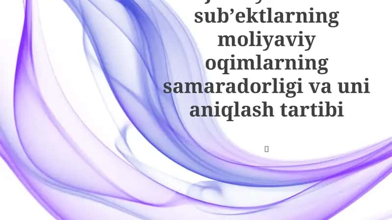 Moliyalashtirish strategiyasi 1
