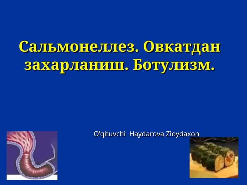 Сальмонеллез 1
