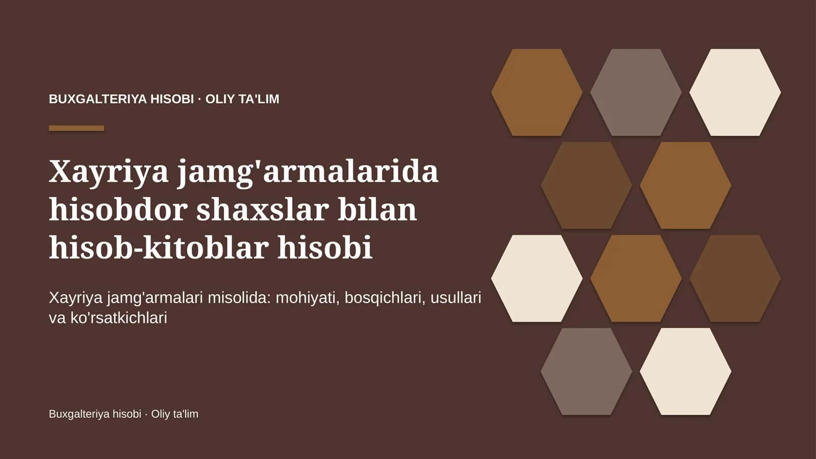 xayriya jamg'armalarida hisobdor shaxslar bilan hisob kitoblar hisobi 7661 1
