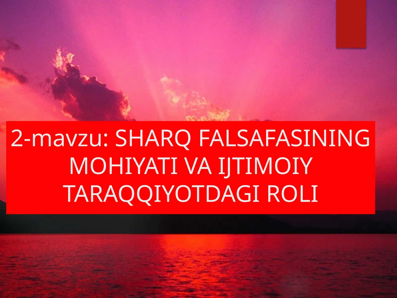 SHARQ FALSAFASINING MOHIYATI VA IJTIMOIY TARAQQIYOTDAGI ROLI 1