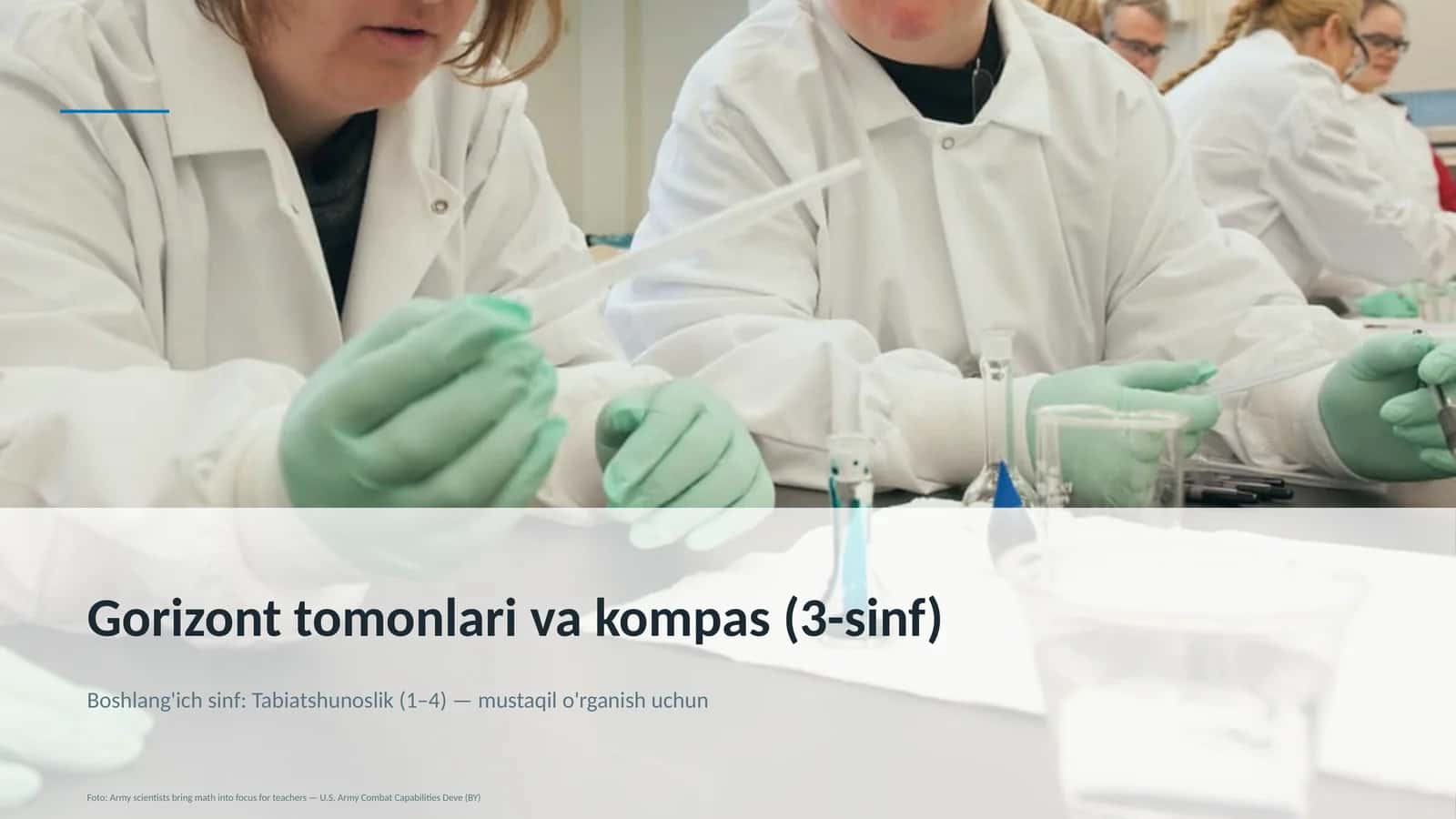 Gorizont tomonlari va kompas (3-sinf) 1