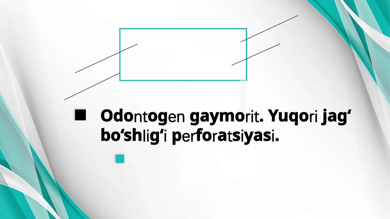 Odontogengaymorit 1