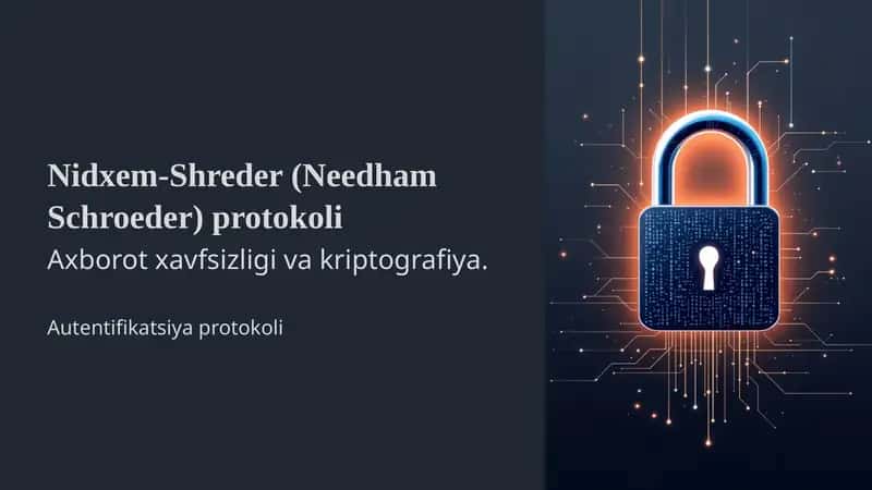 Nidxem-Shreder (Needham Schroeder) protokoli 1