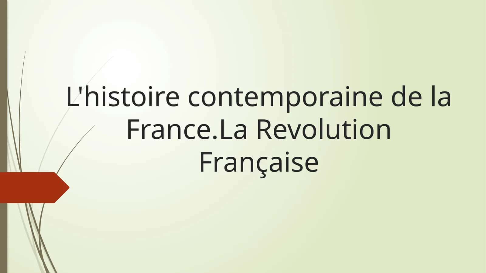 La Révolution Française 1