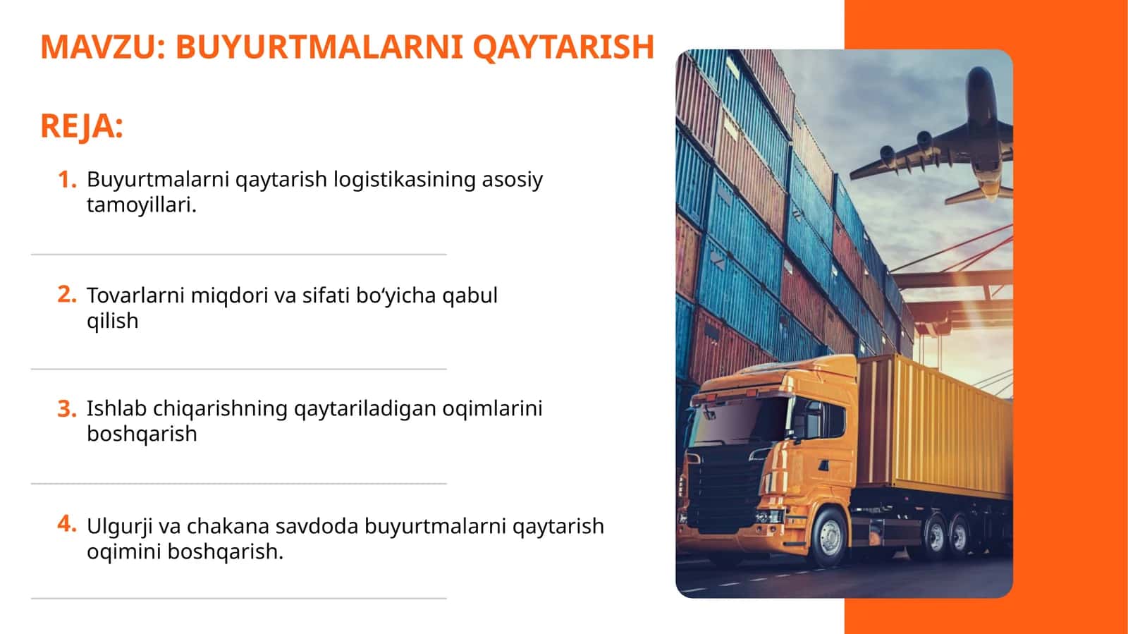 BUYURTMALARNI QAYTARISH 1