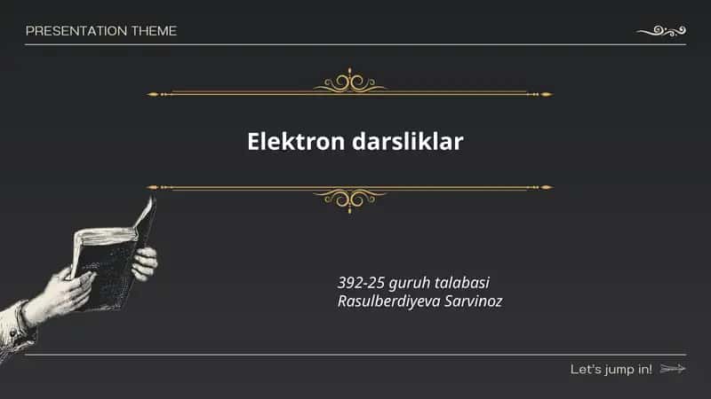 Elektron darsliklar 1