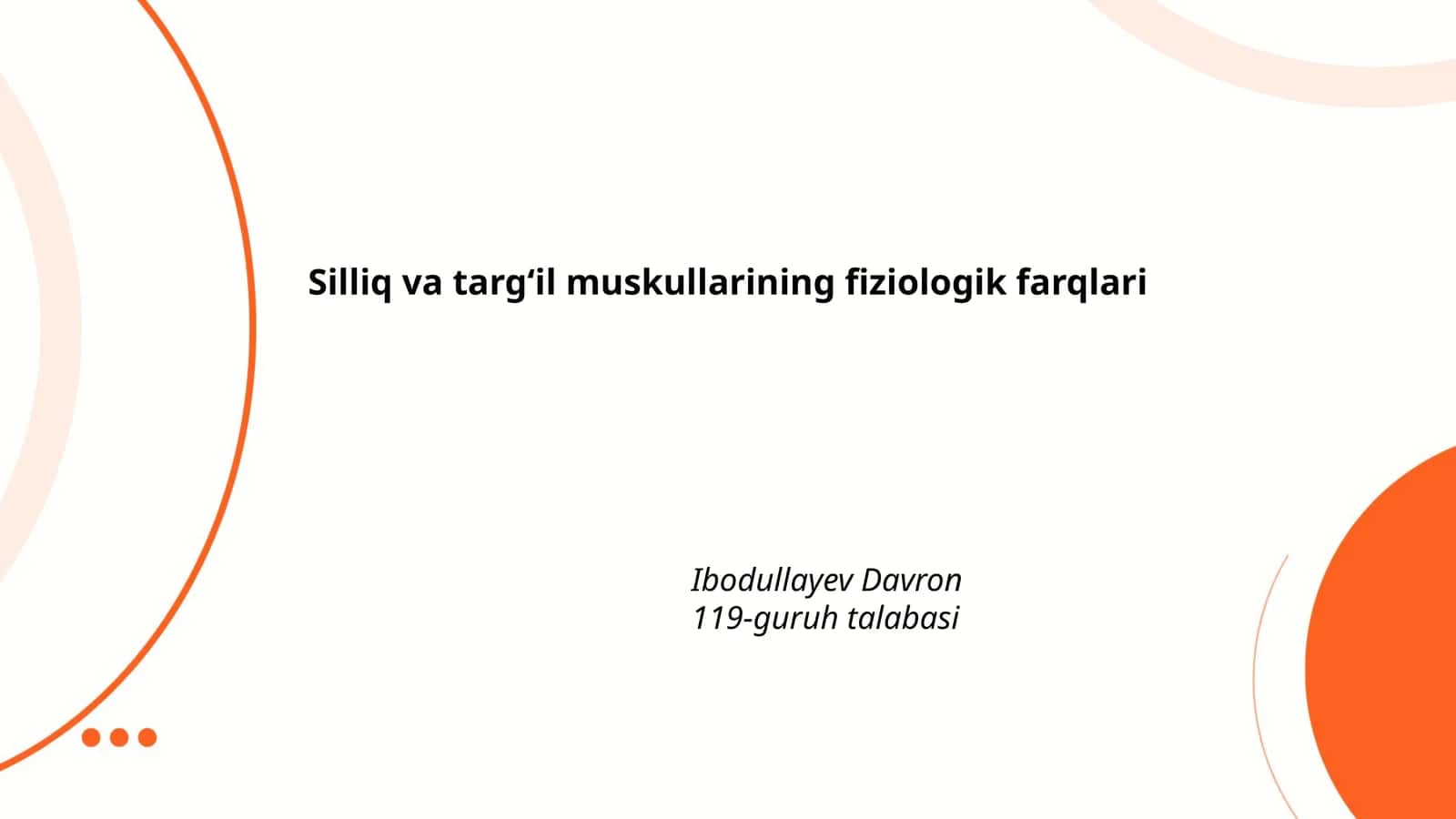 Silkincha mushaklarining anatomiyasi 1