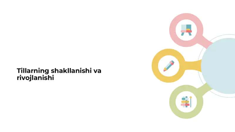 Tillarning shakllanishi va rivojlanishi 1
