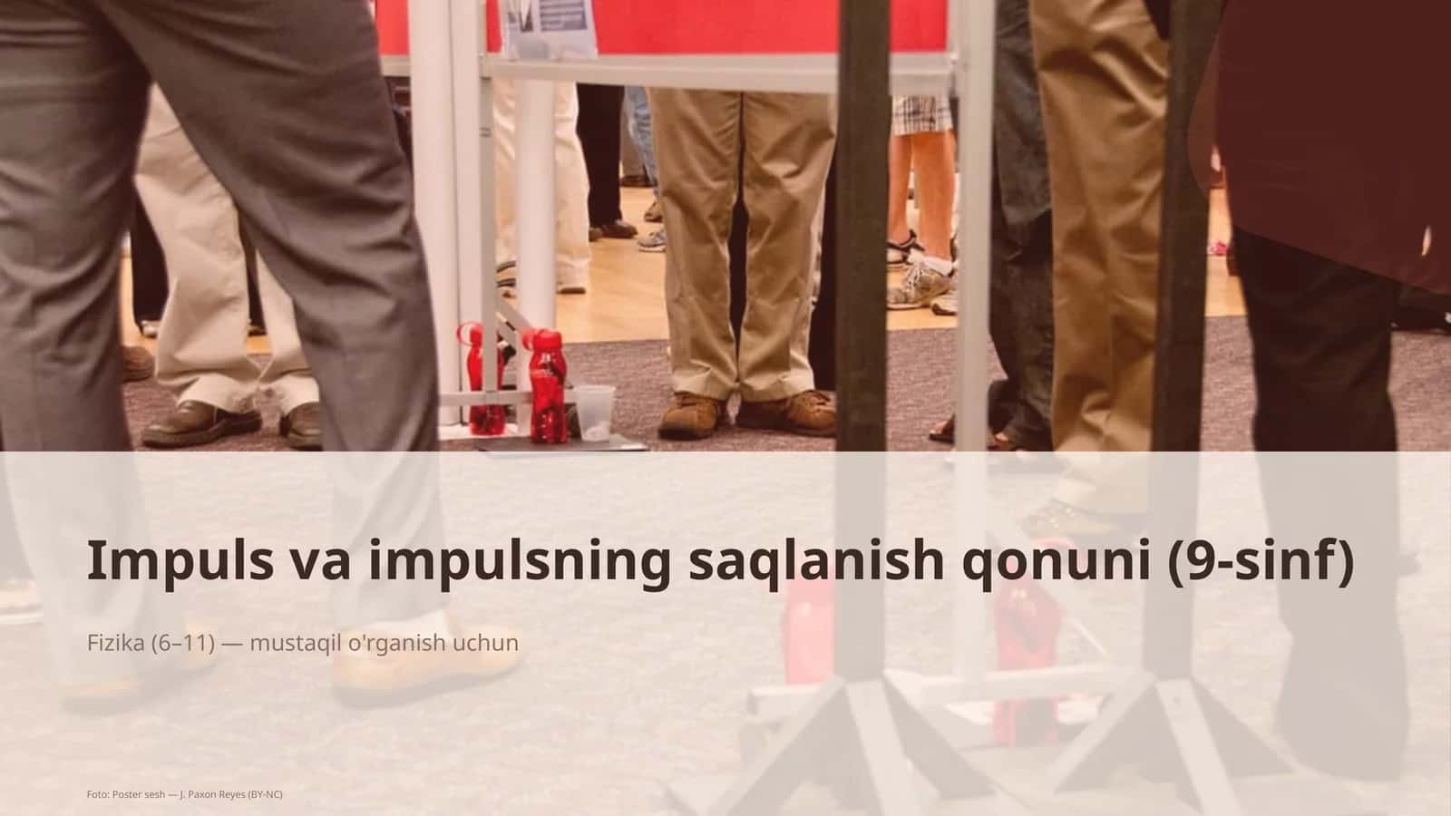 Impuls va impulsning saqlanish qonuni (9-sinf) 1