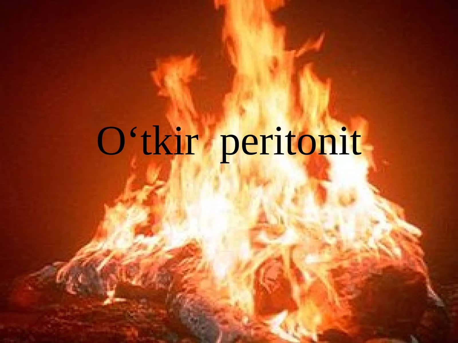 O‘tkir peritonit 1