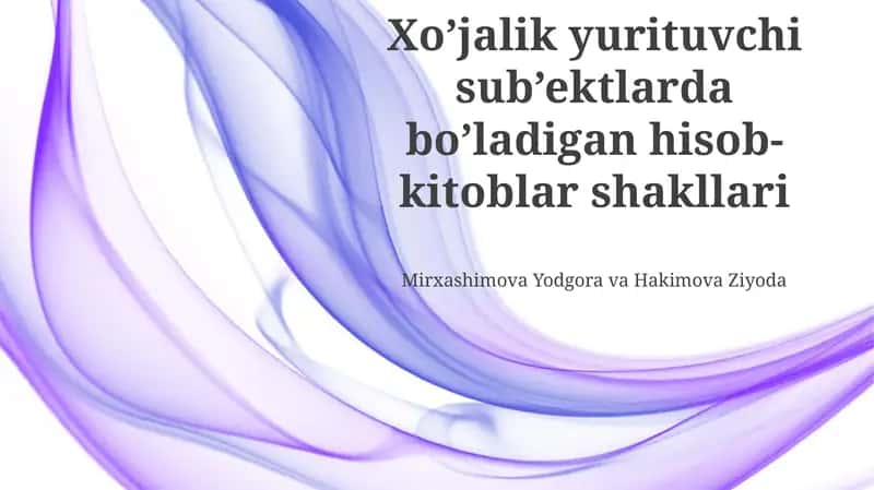 Mirxashimova Yodgora va Hakimova Ziyoda 1