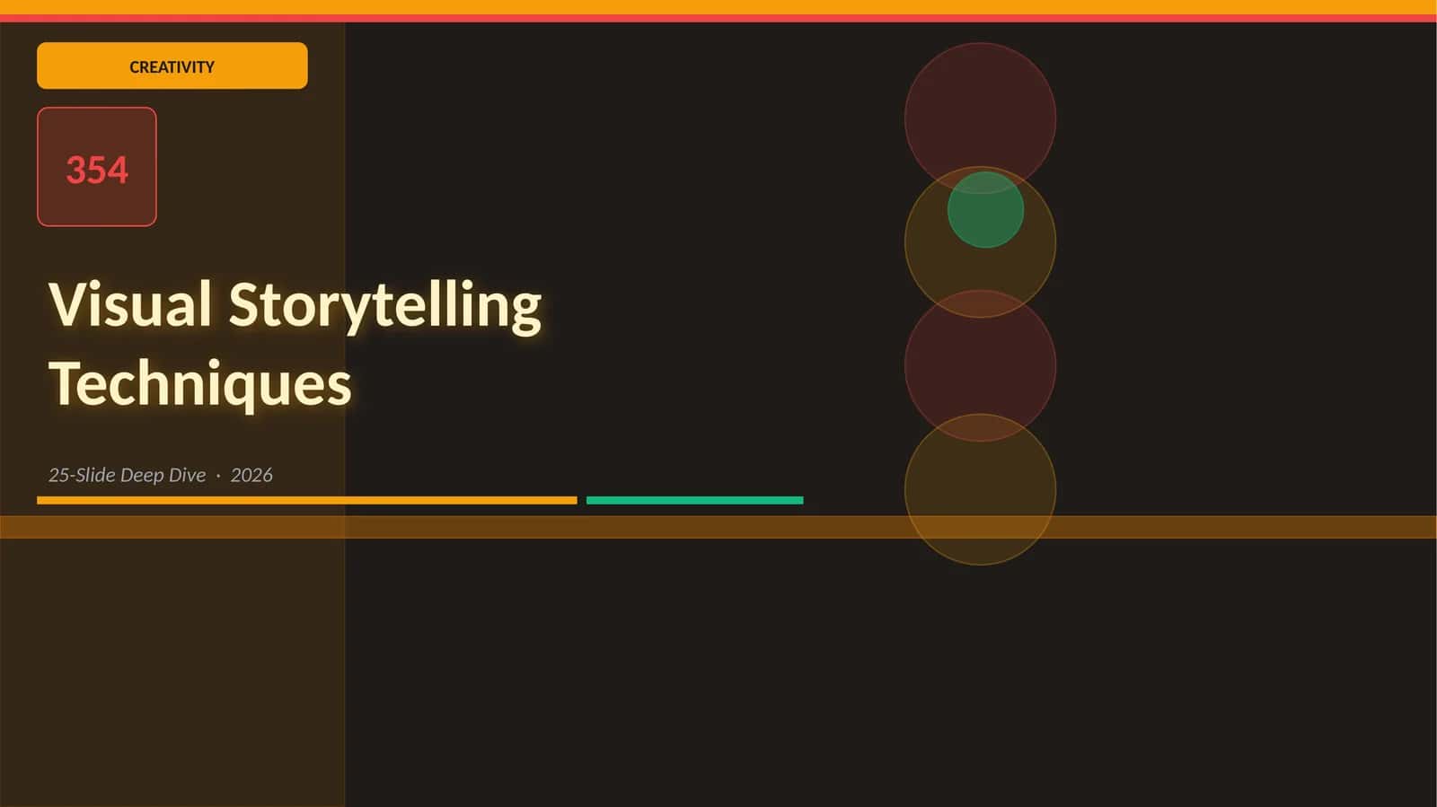 Visual Storytelling Techniques 1