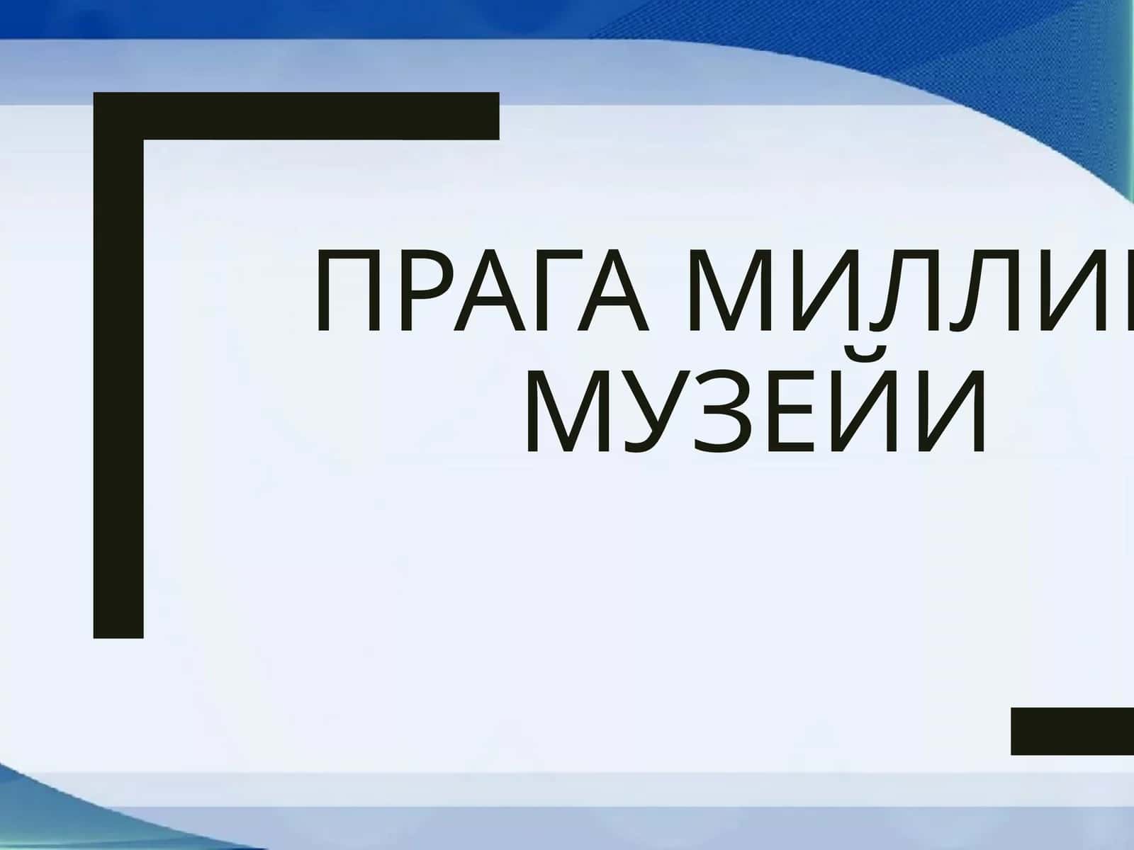 Прага Миллий музейи 1