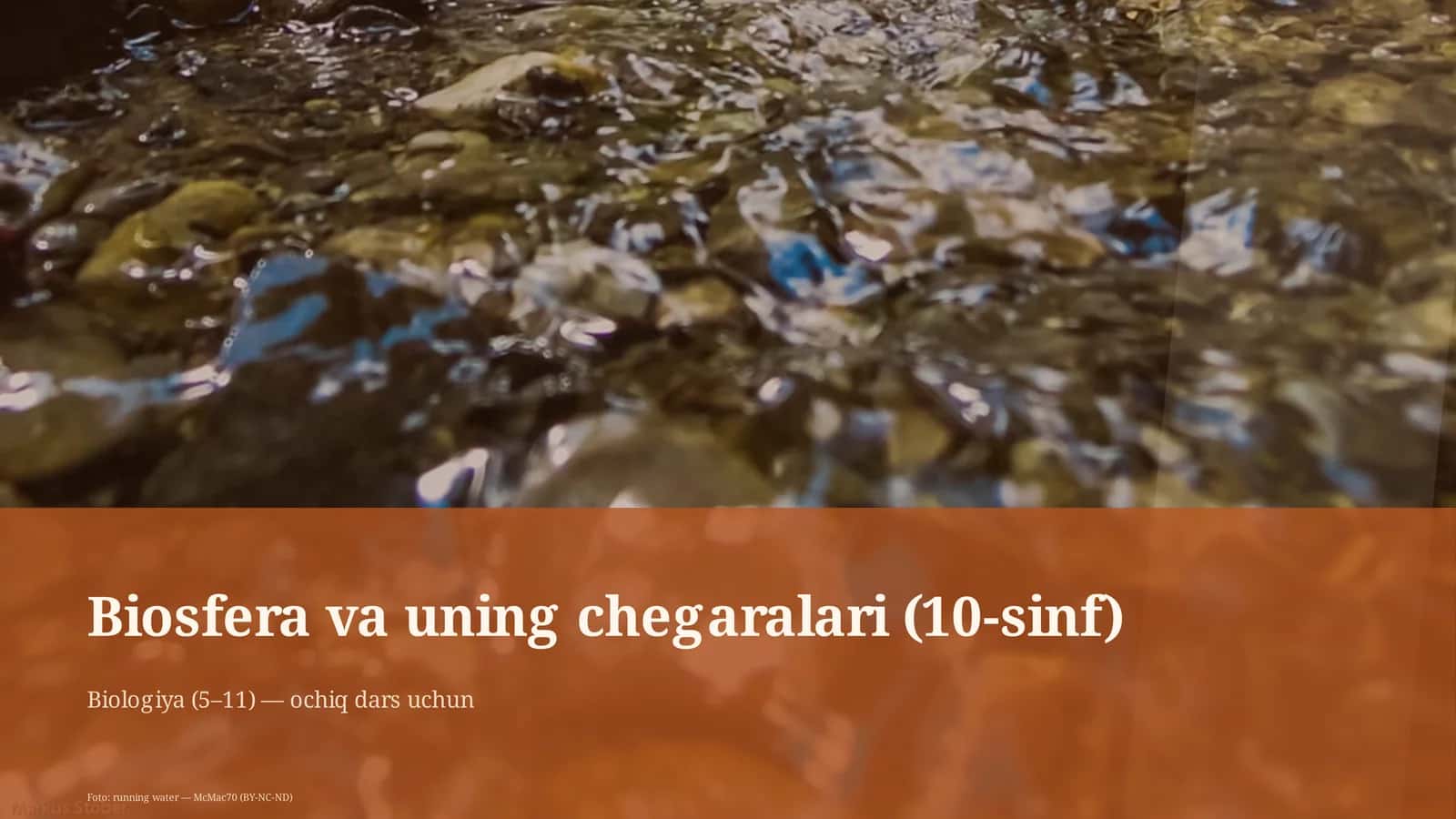 Biosfera va uning chegaralari (10-sinf) 1