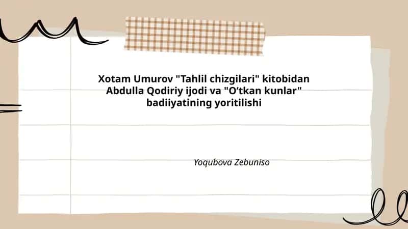 Tahlil chizgilari 1