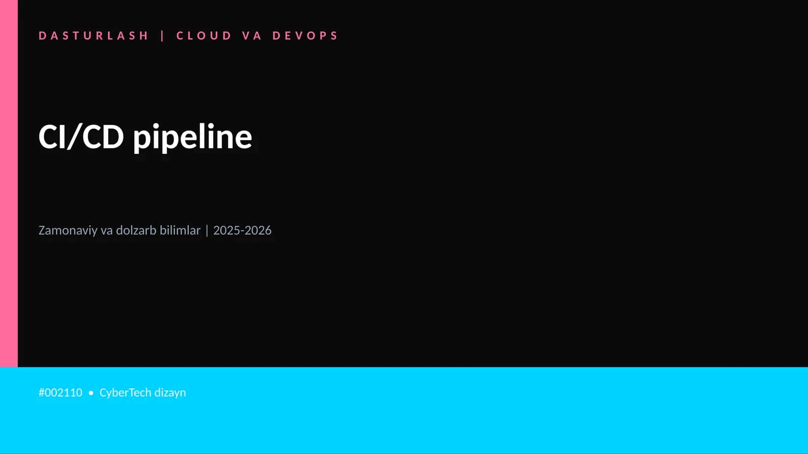 CI/CD pipeline 1