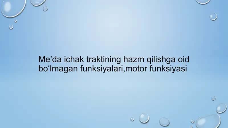 Me’da-ichak trakti (MİT) 1