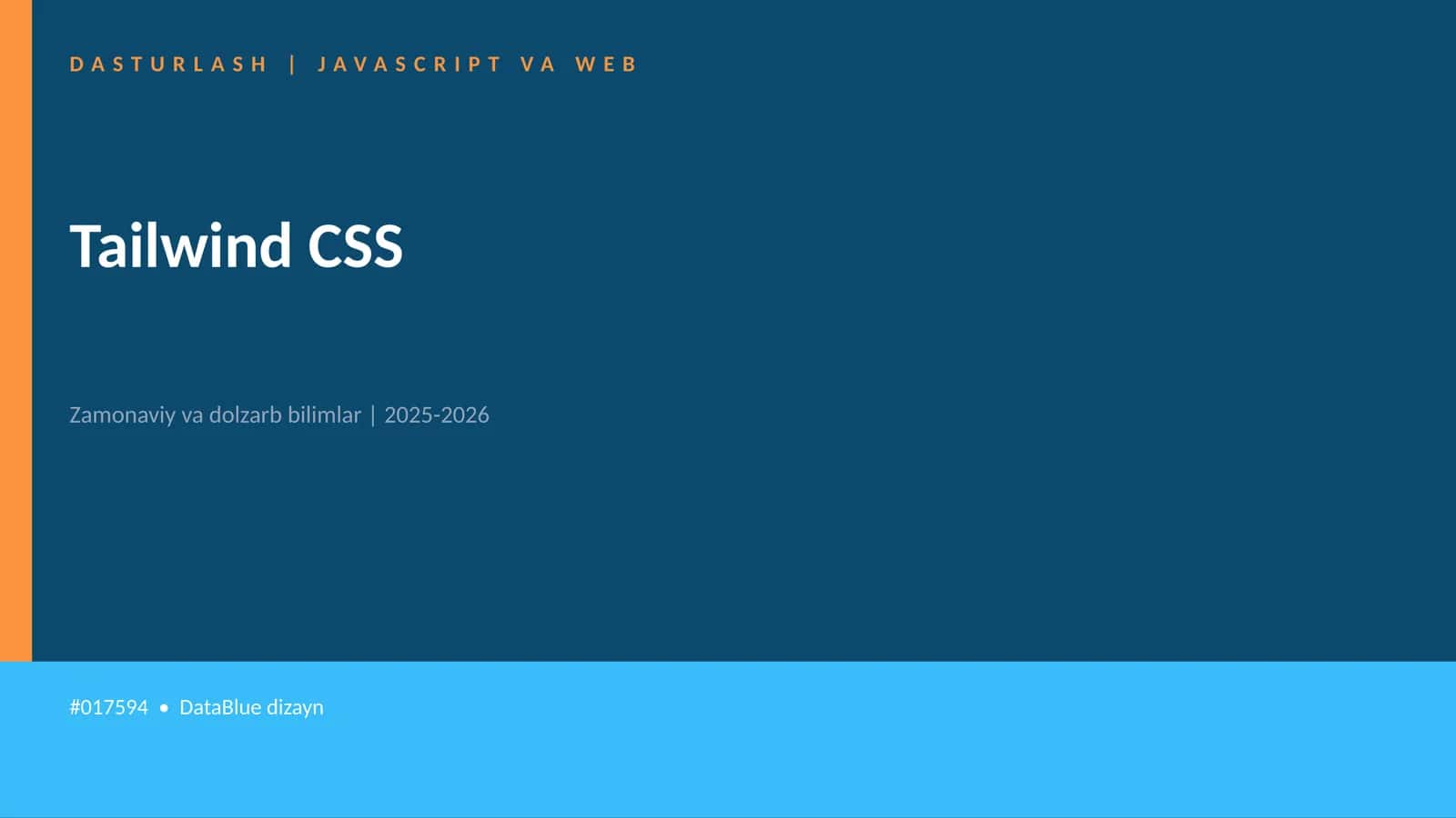 DASTURLASH | JAVASCRIPT VA WEB 1