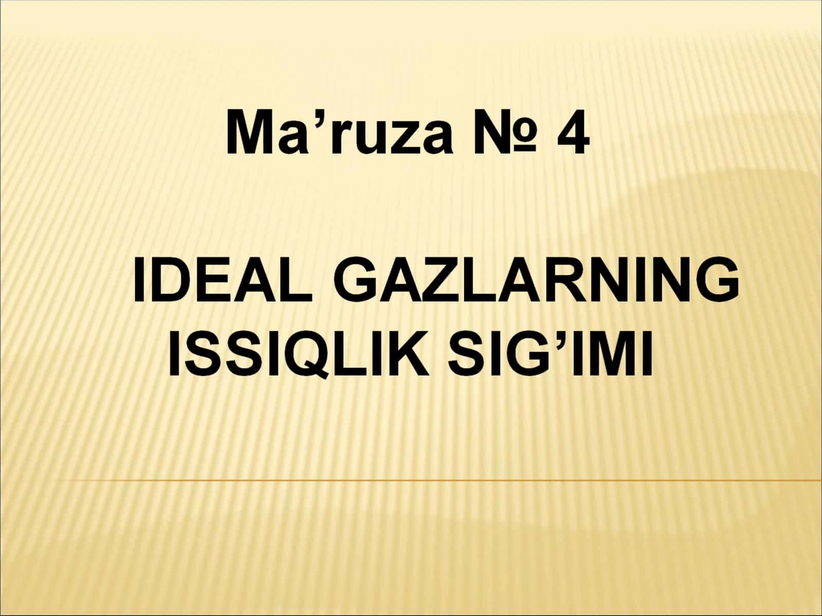 ISSIQLIK SIG’IMI 1