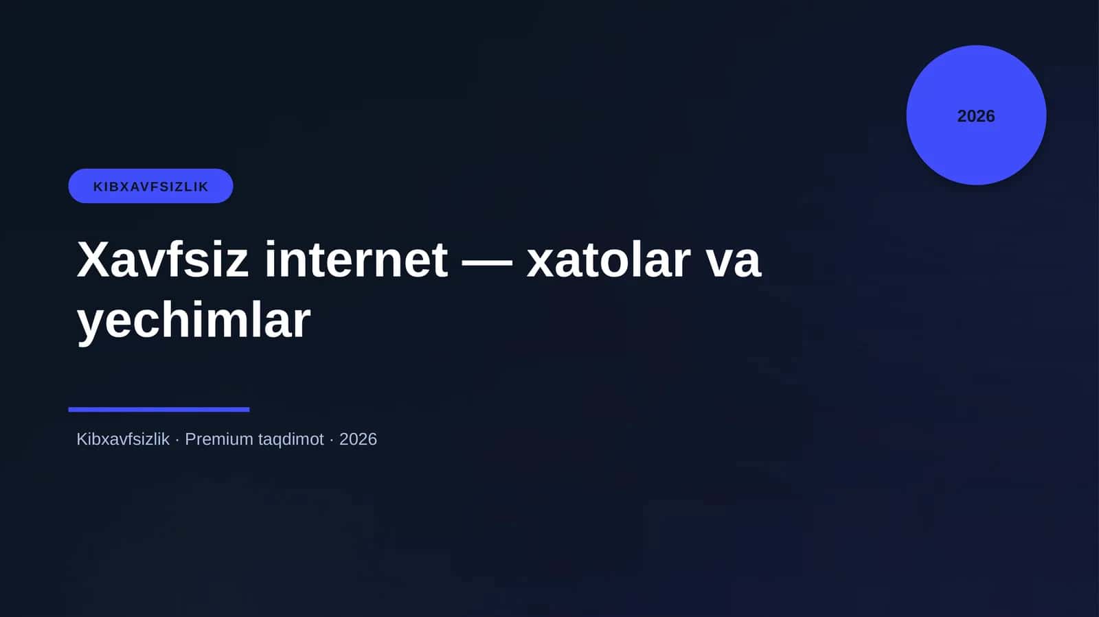 KIBXAVFSIZLIK 1