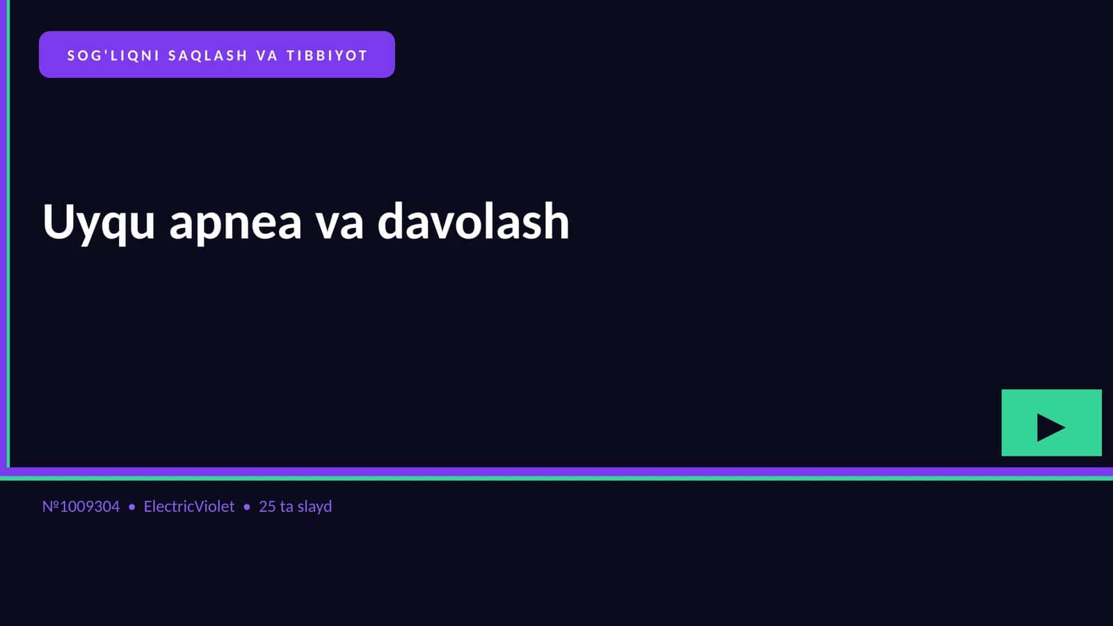 Uyqu apnea va davolash 1
