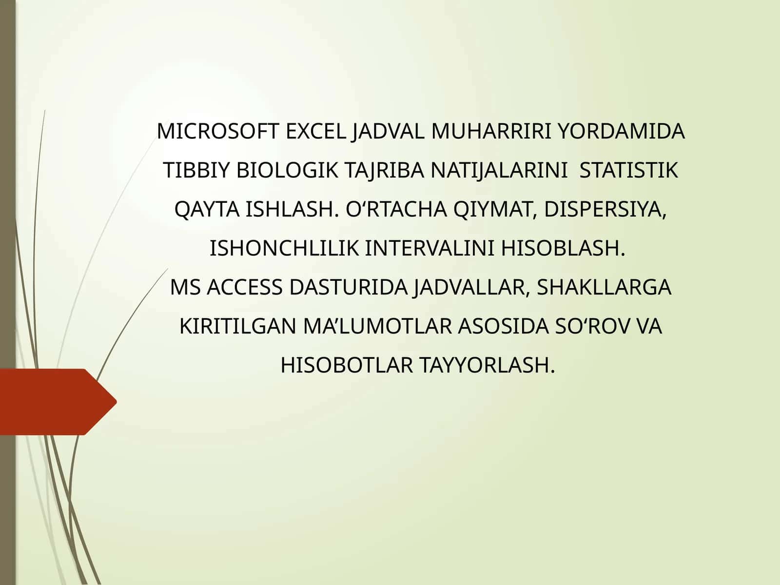MICROSOFT EXCEL JADVAL MUHARRIRI 1