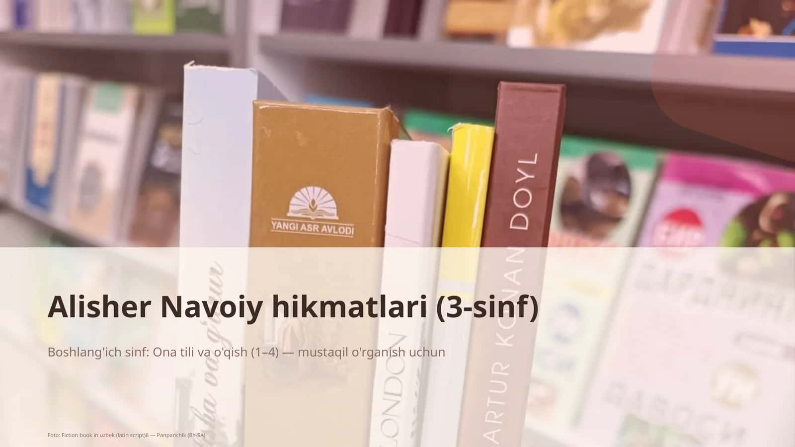 Alisher Navoiy hikmatlari (3-sinf) 1