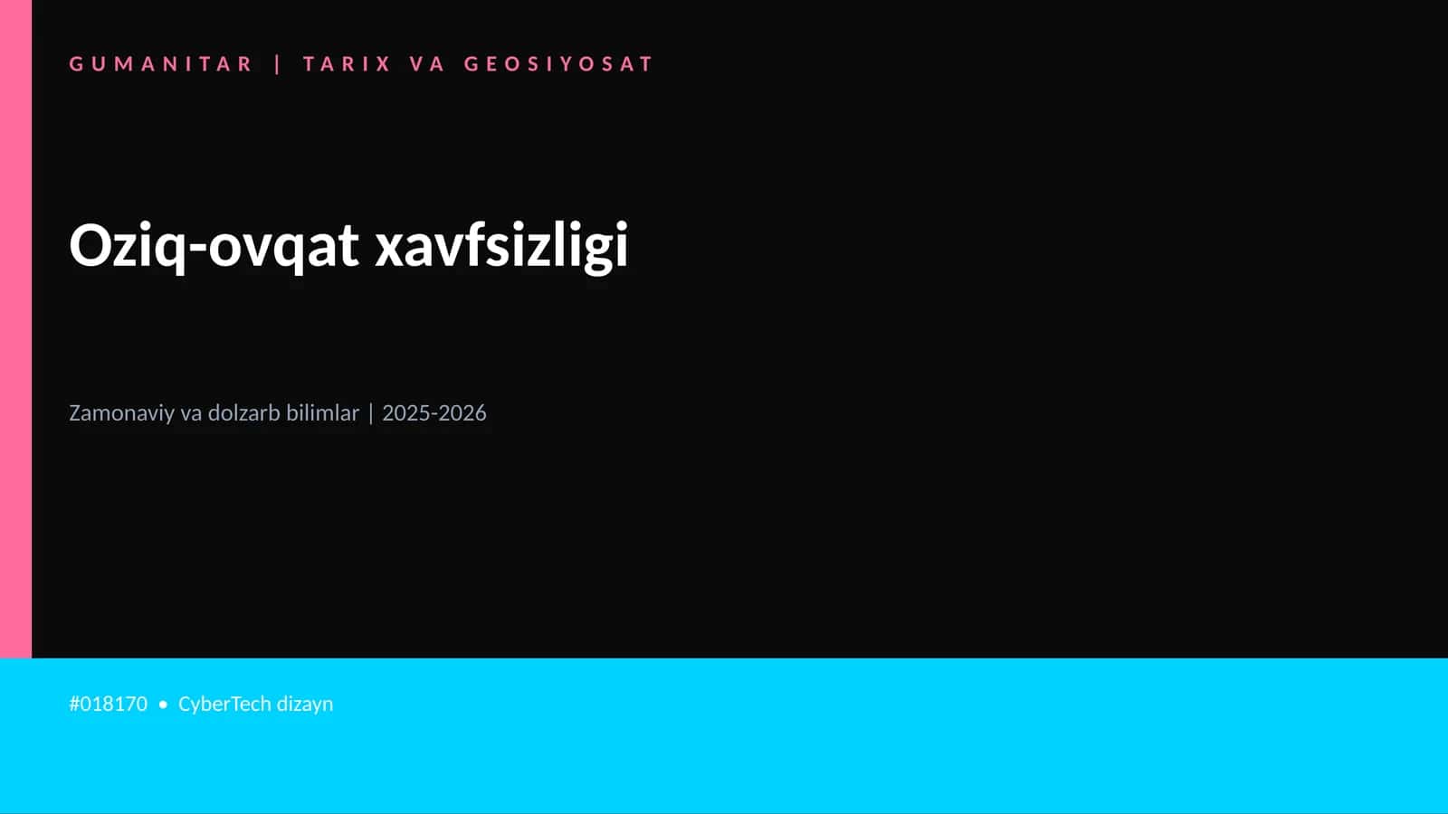 Oziq-ovqat xavfsizligi 1