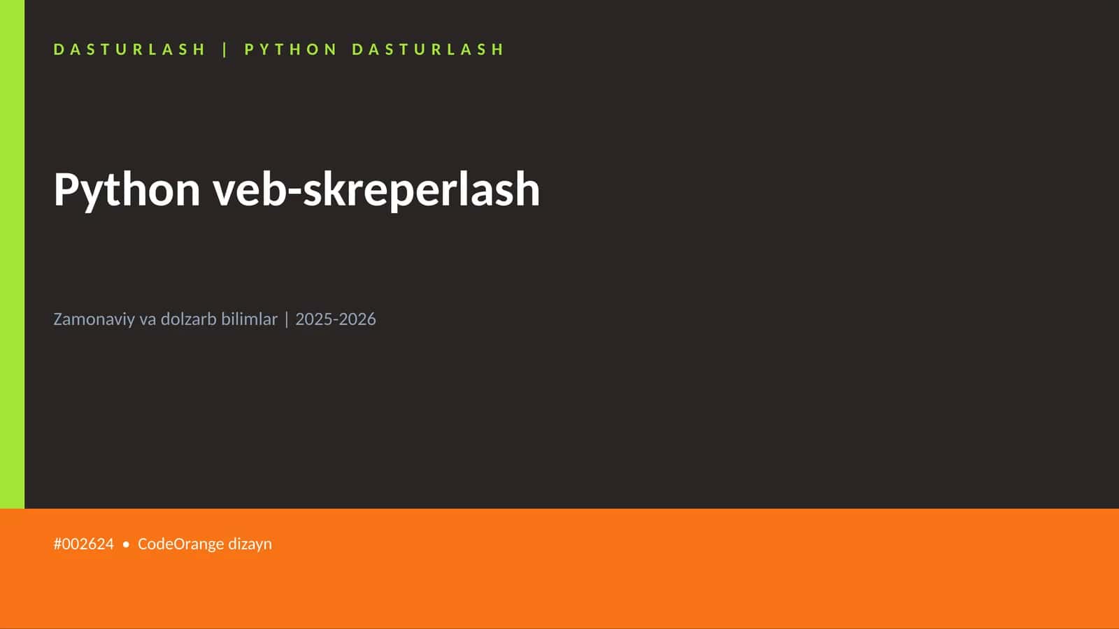 Python veb-skreperlash 1