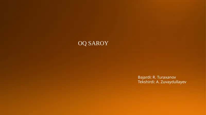 OQ SAROY 1