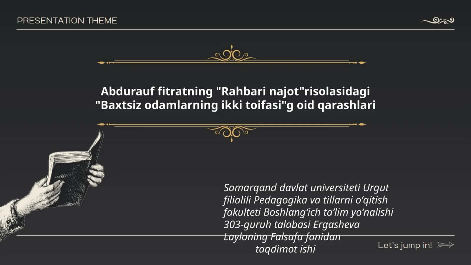 Baxtsiz odamlarning ikki toifasi 1