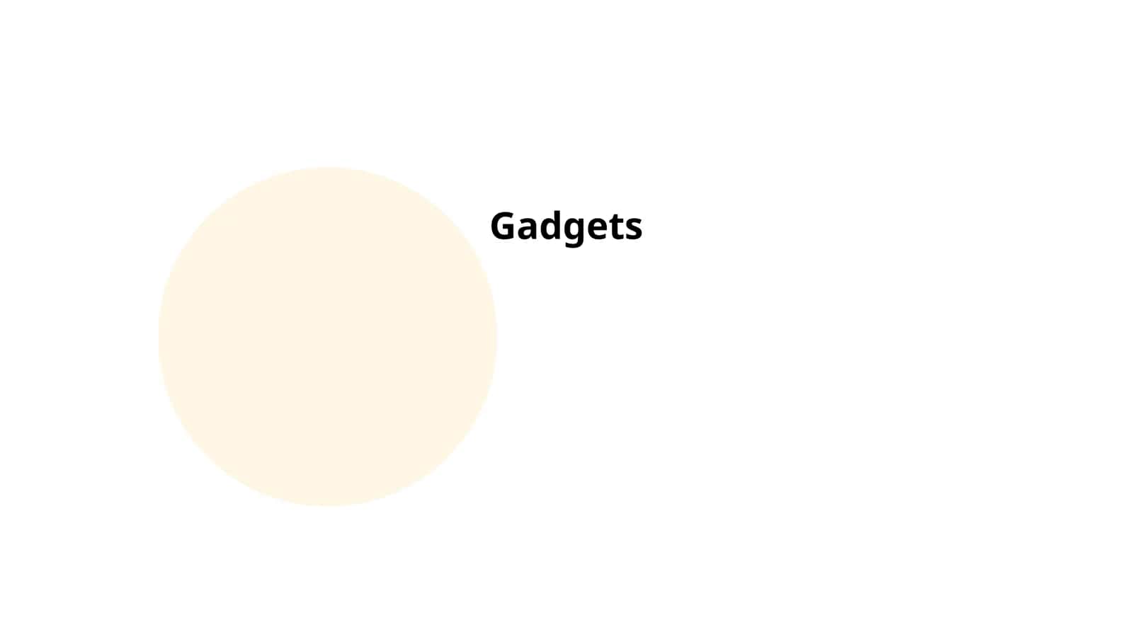 Gadgets 1