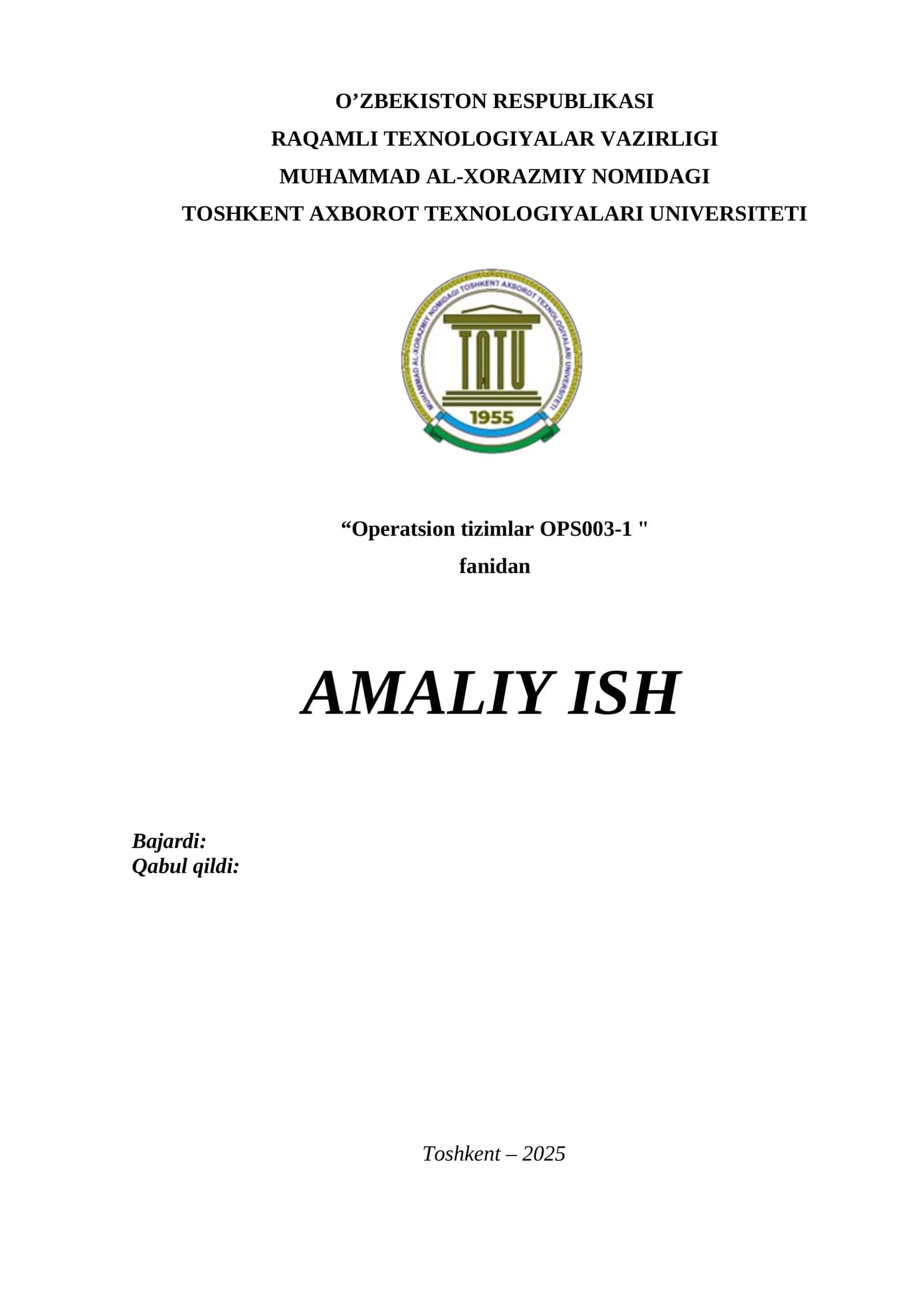 PowerShell senariy yaratish. Amaliy ish 1