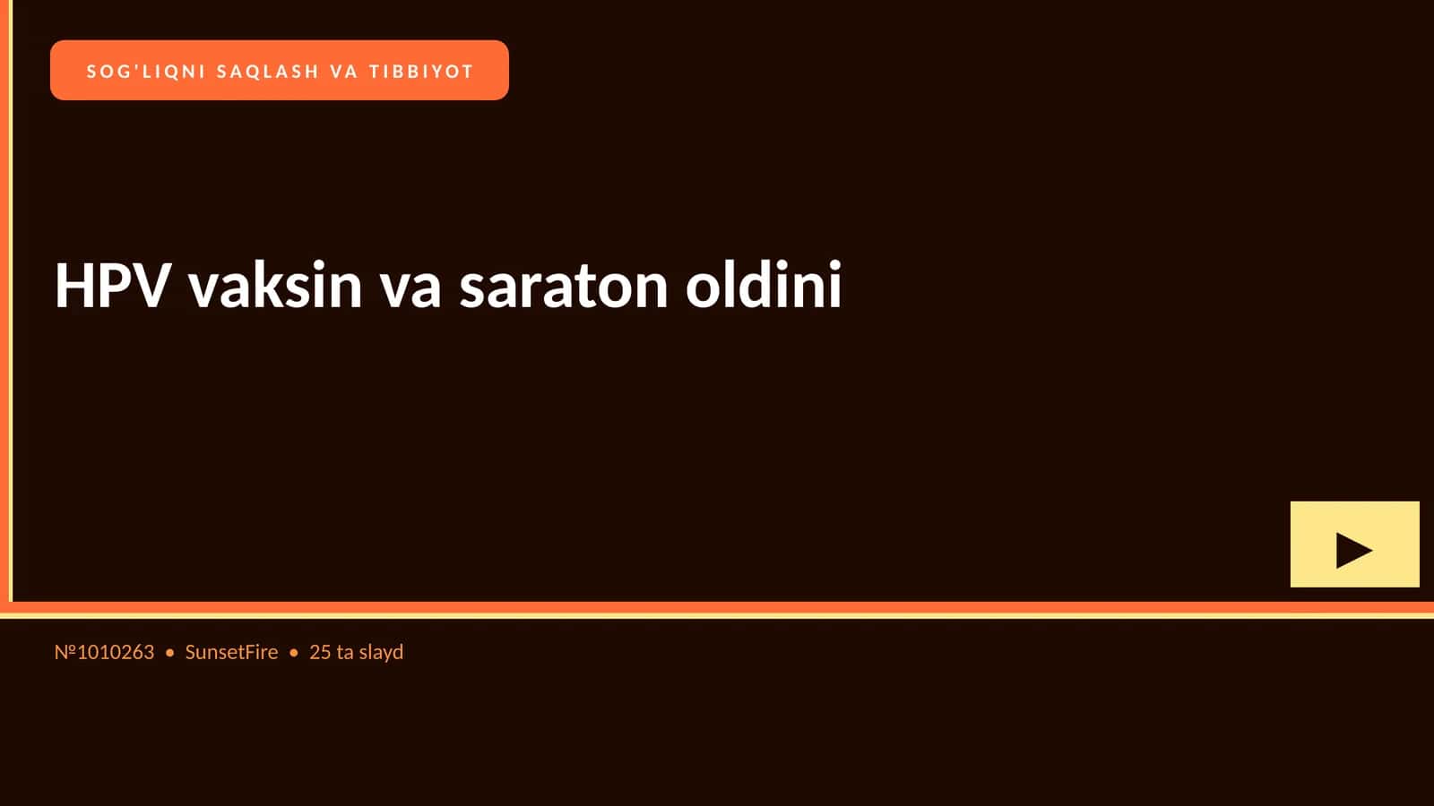 HPV vaksin va saraton oldini 1