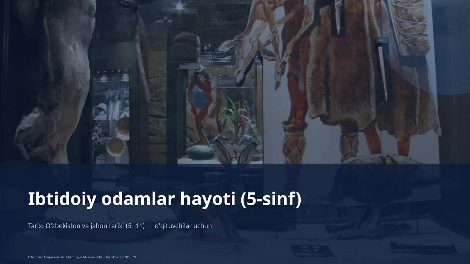 Ibtidoiy odamlar hayoti (5-sinf) 1