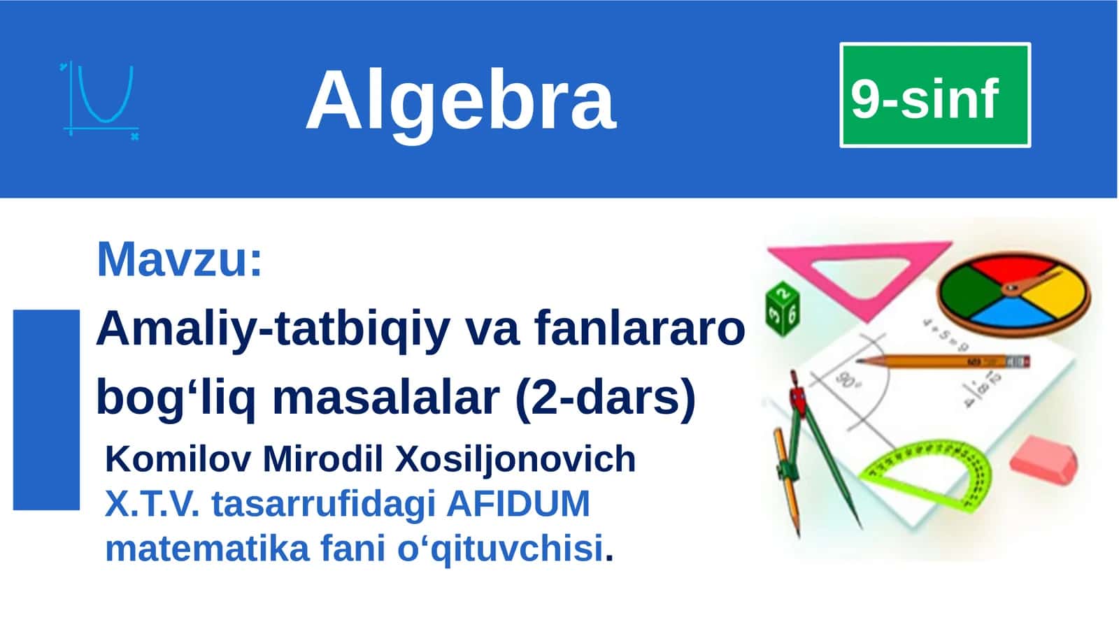 Algebra misollar 1