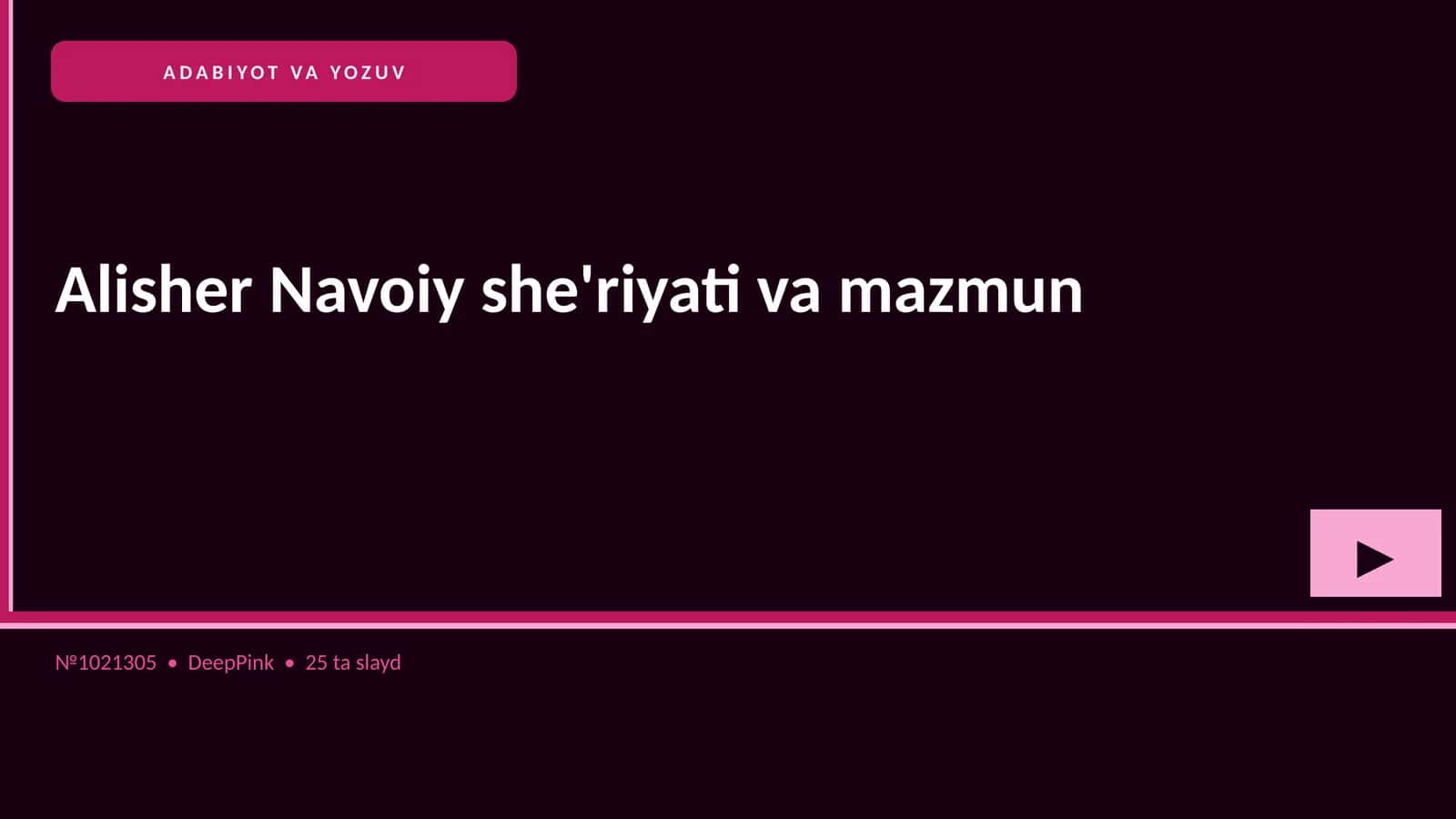 Alisher Navoiy she'riyati va mazmun 1