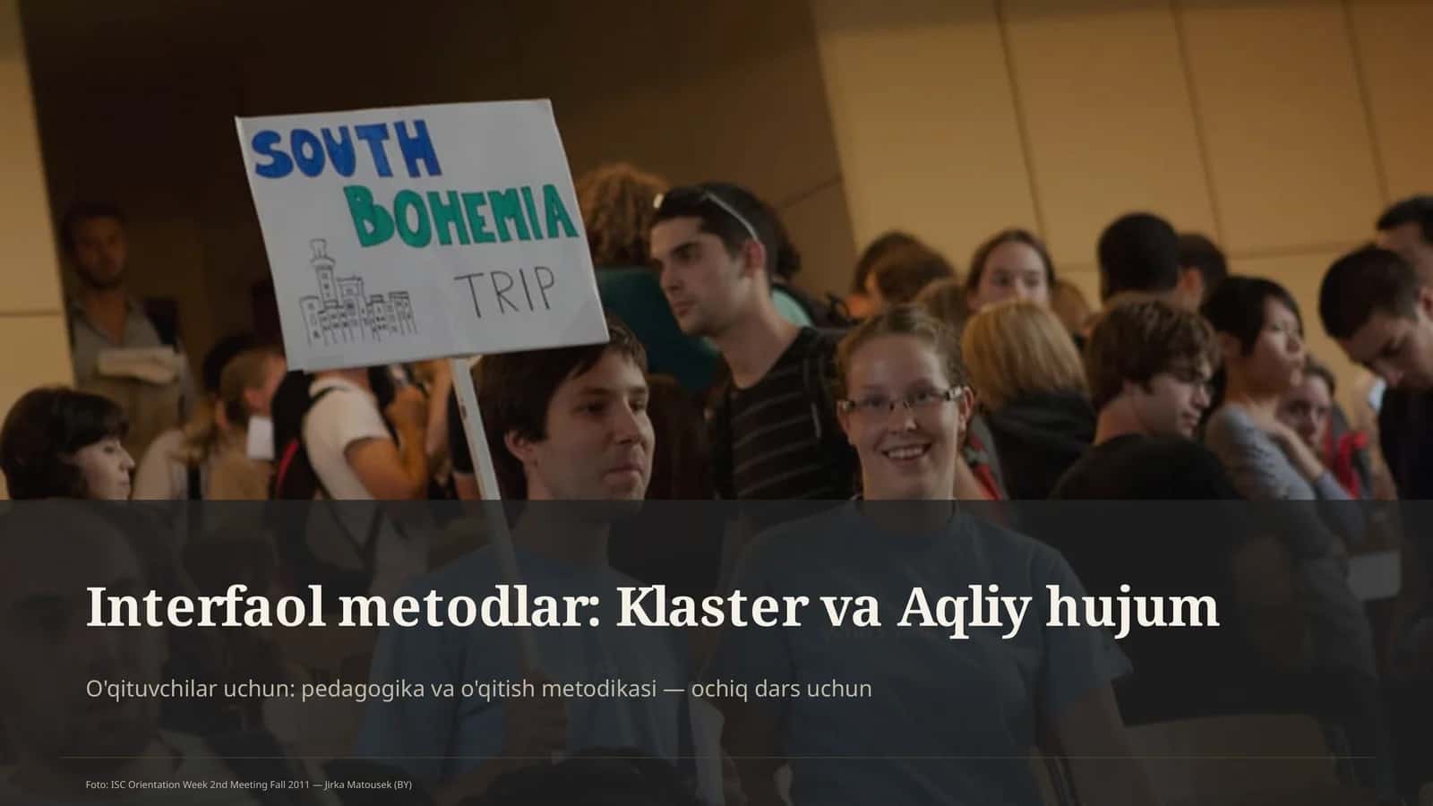 Interfaol metodlar: Klaster va Aqliy hujum 1