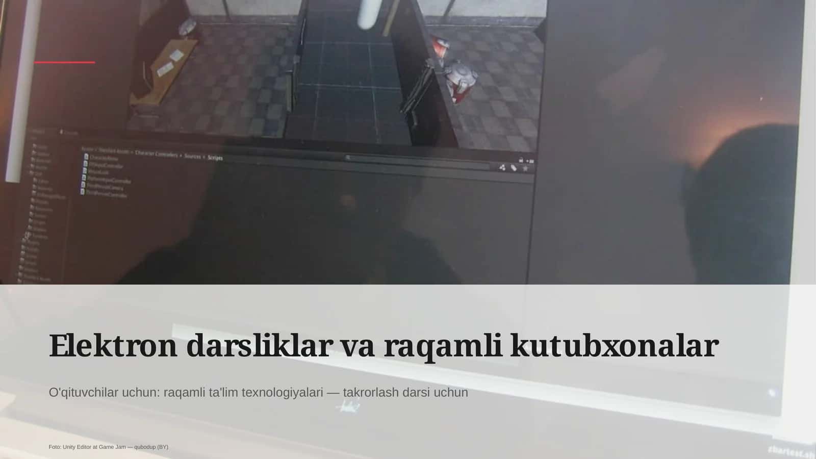 Elektron darsliklar va raqamli kutubxonalar 1