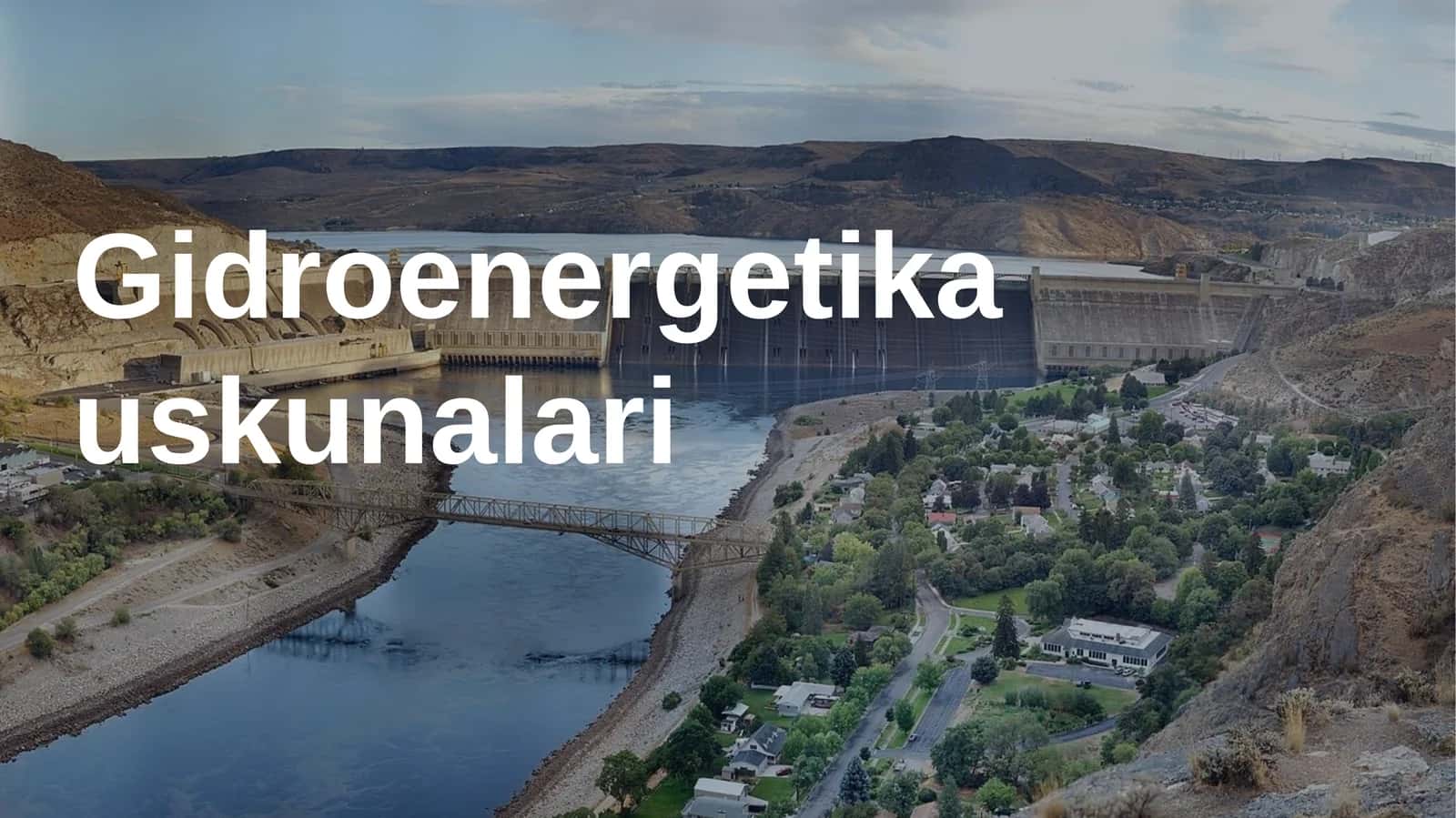 Gidroenergetika uskunalari 1