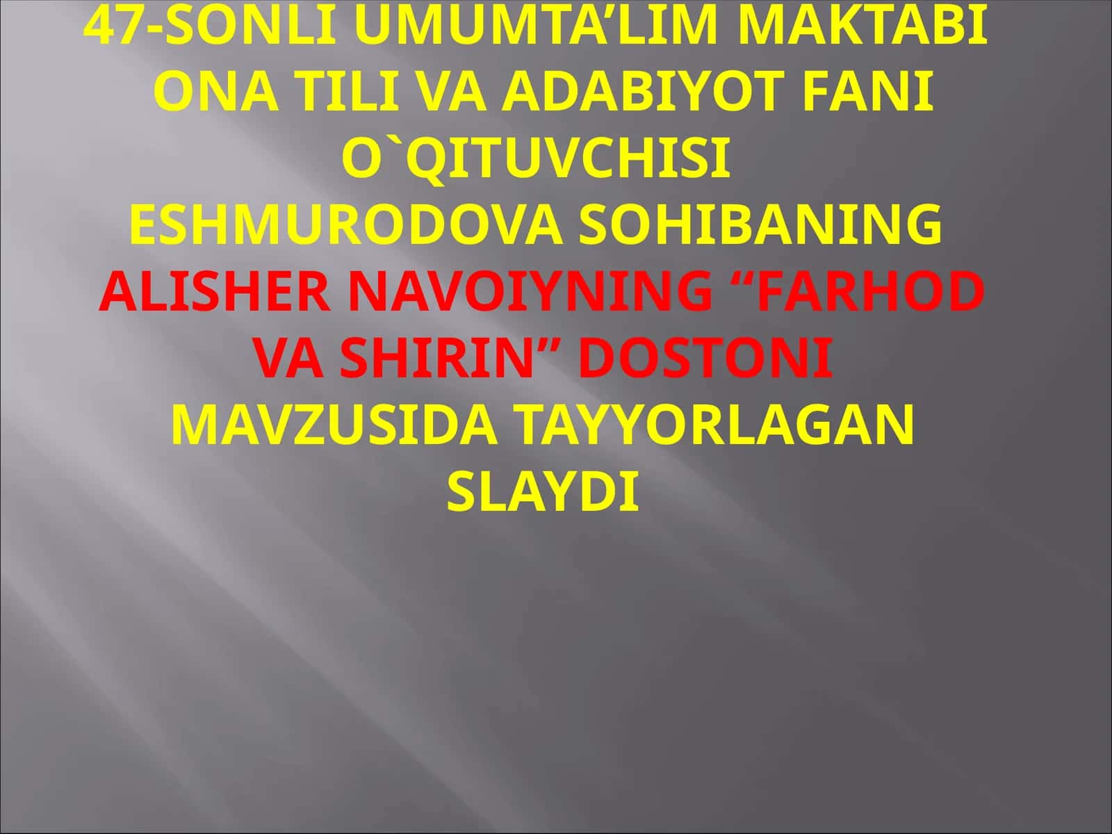 Farhod va Shirin 1