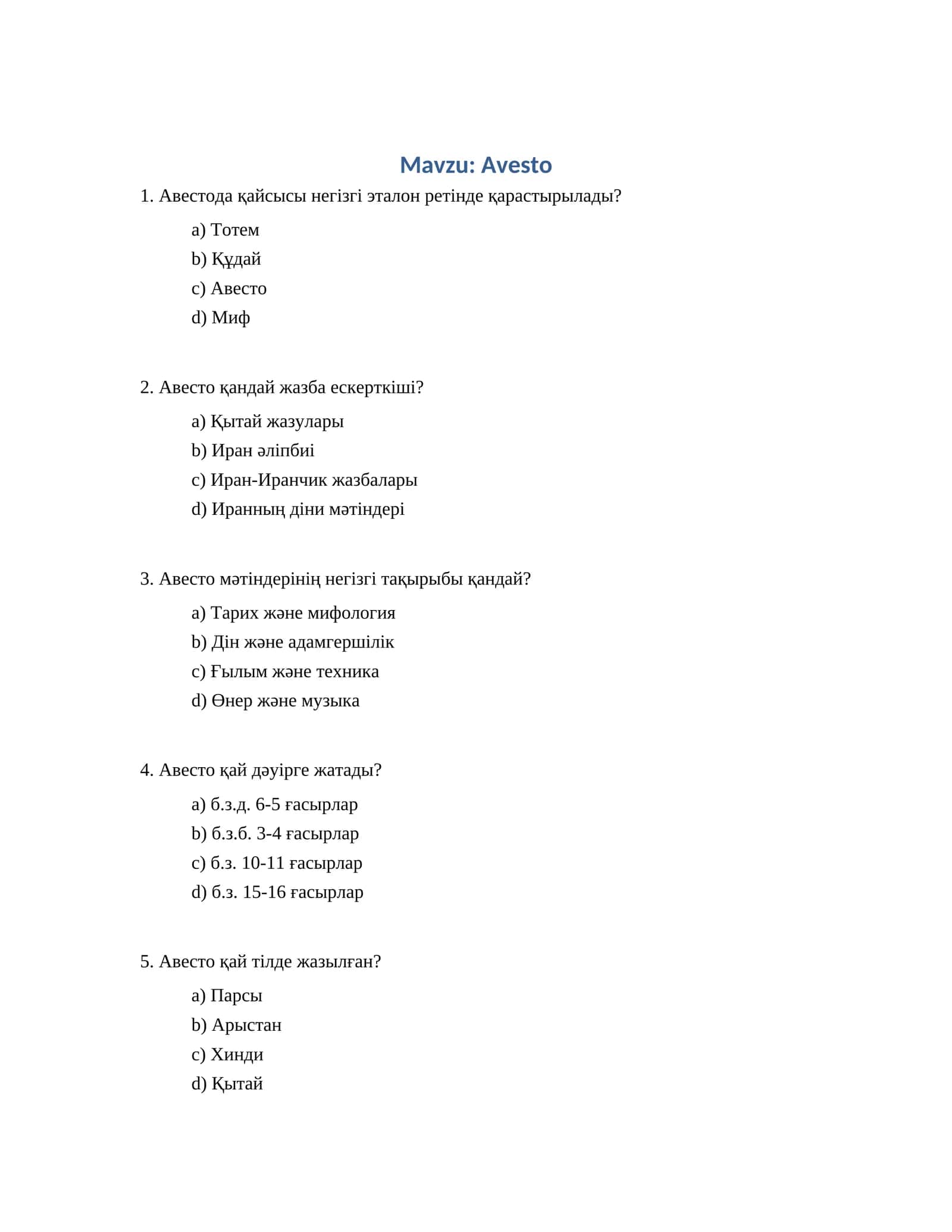 Avesto 1