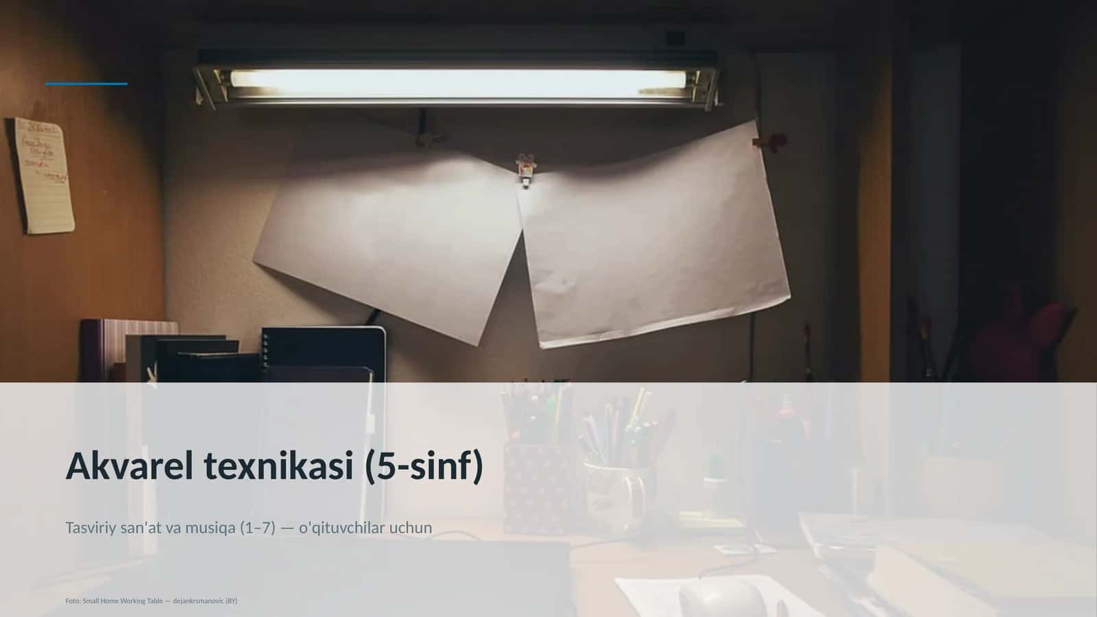 Akvarel texnikasi (5-sinf) 1