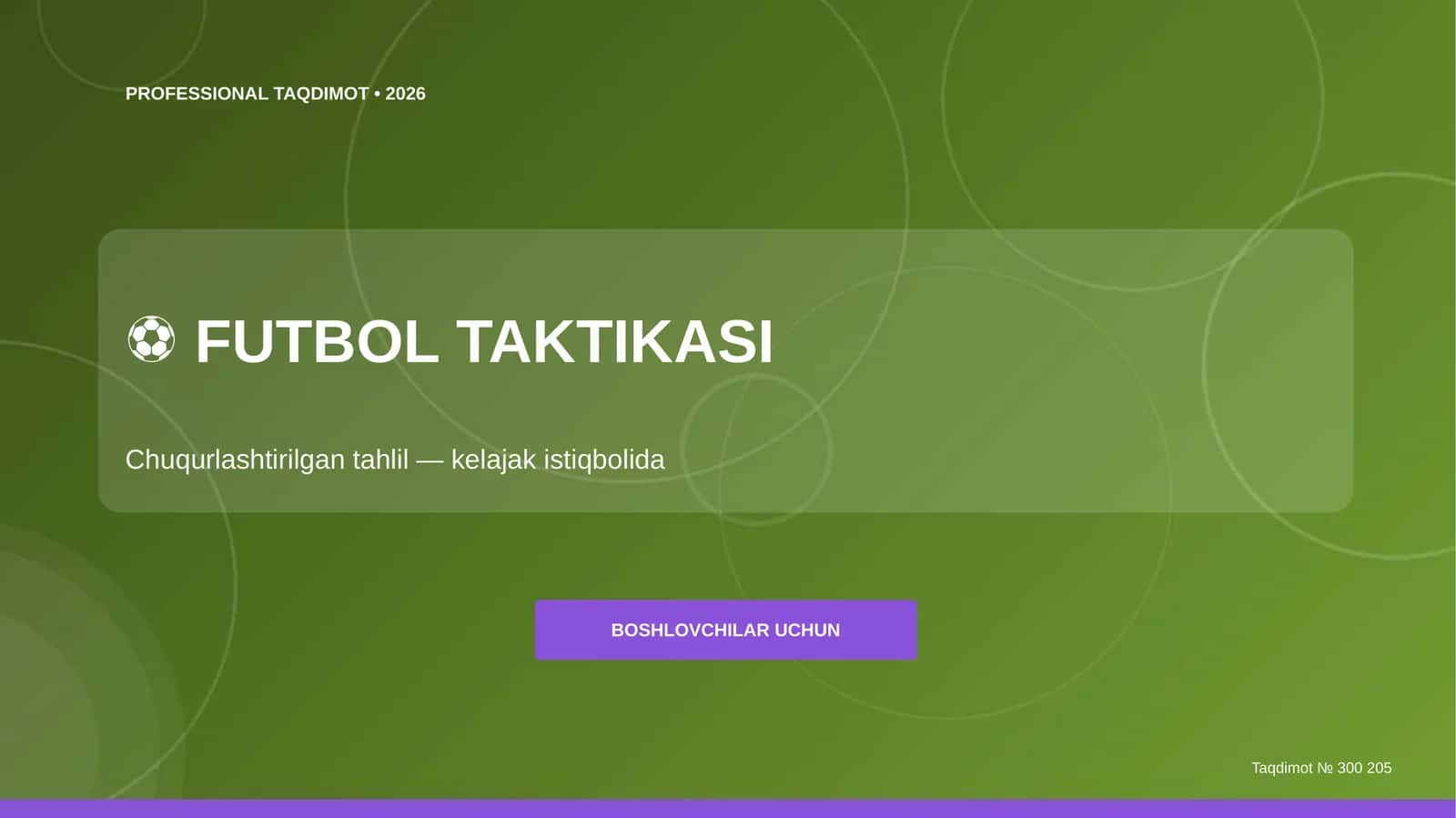 FUTBOL TAKTIKASI 1