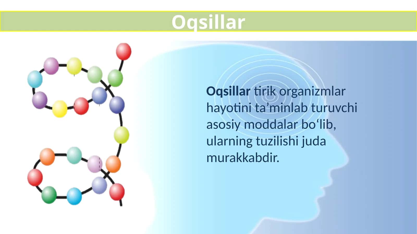 Oqsillar 1